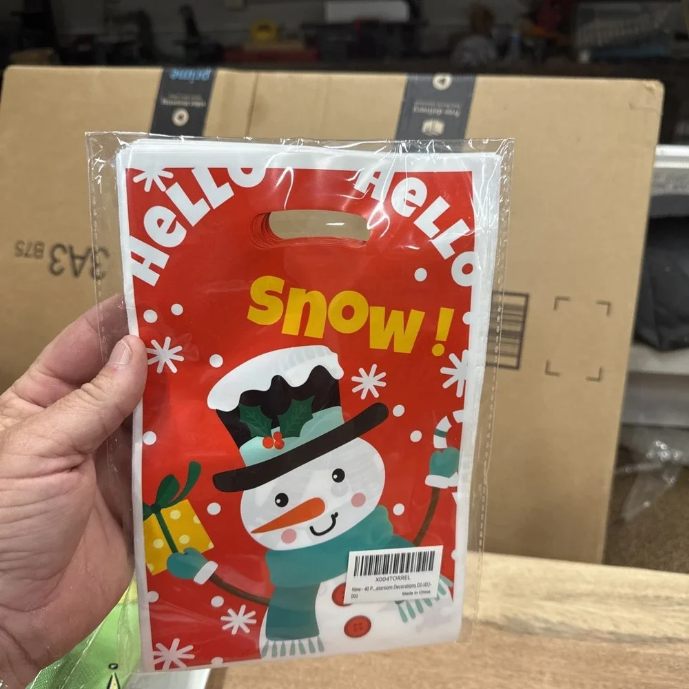 40 Double-Sided Christmas Goodie Bags